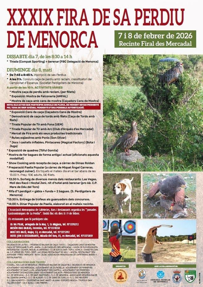 Calendario delle fiere di Minorca 2026: tradizione e gastronomia