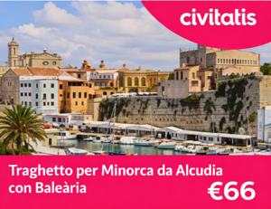 Traghetto per Minorca con Baleària da Alcudia